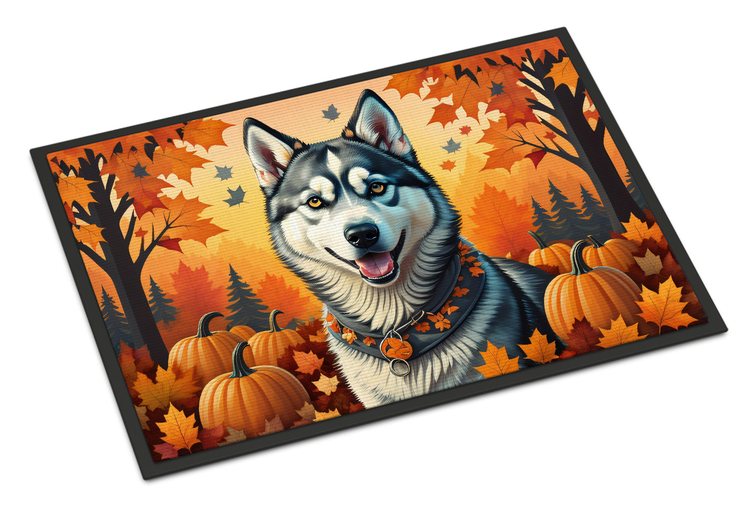 Buy this Siberian Husky Fall Doormat 18x27