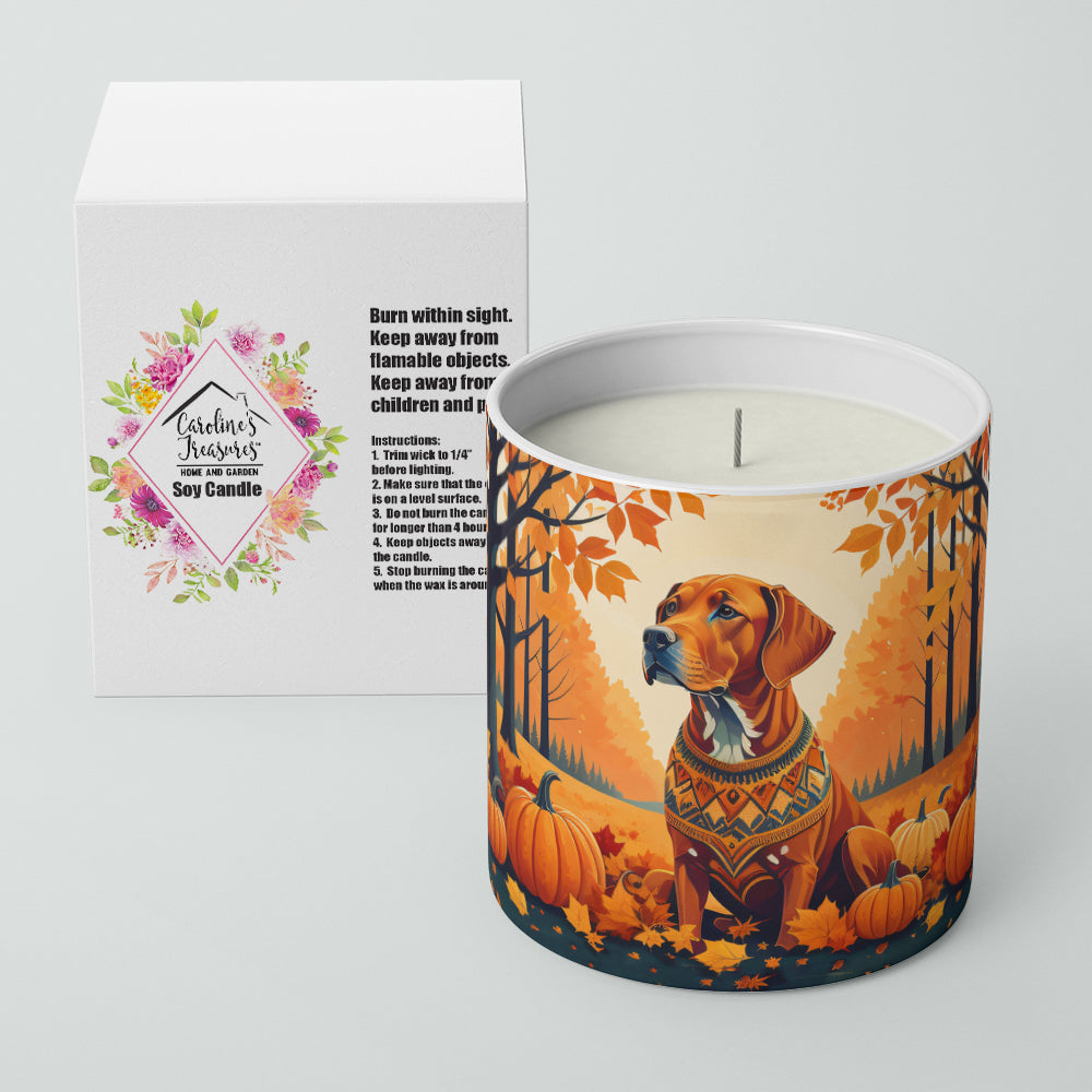 Vizsla Fall Decorative Soy Candle