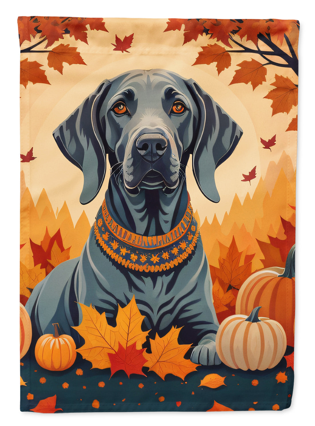 Buy this Weimaraner Fall House Flag