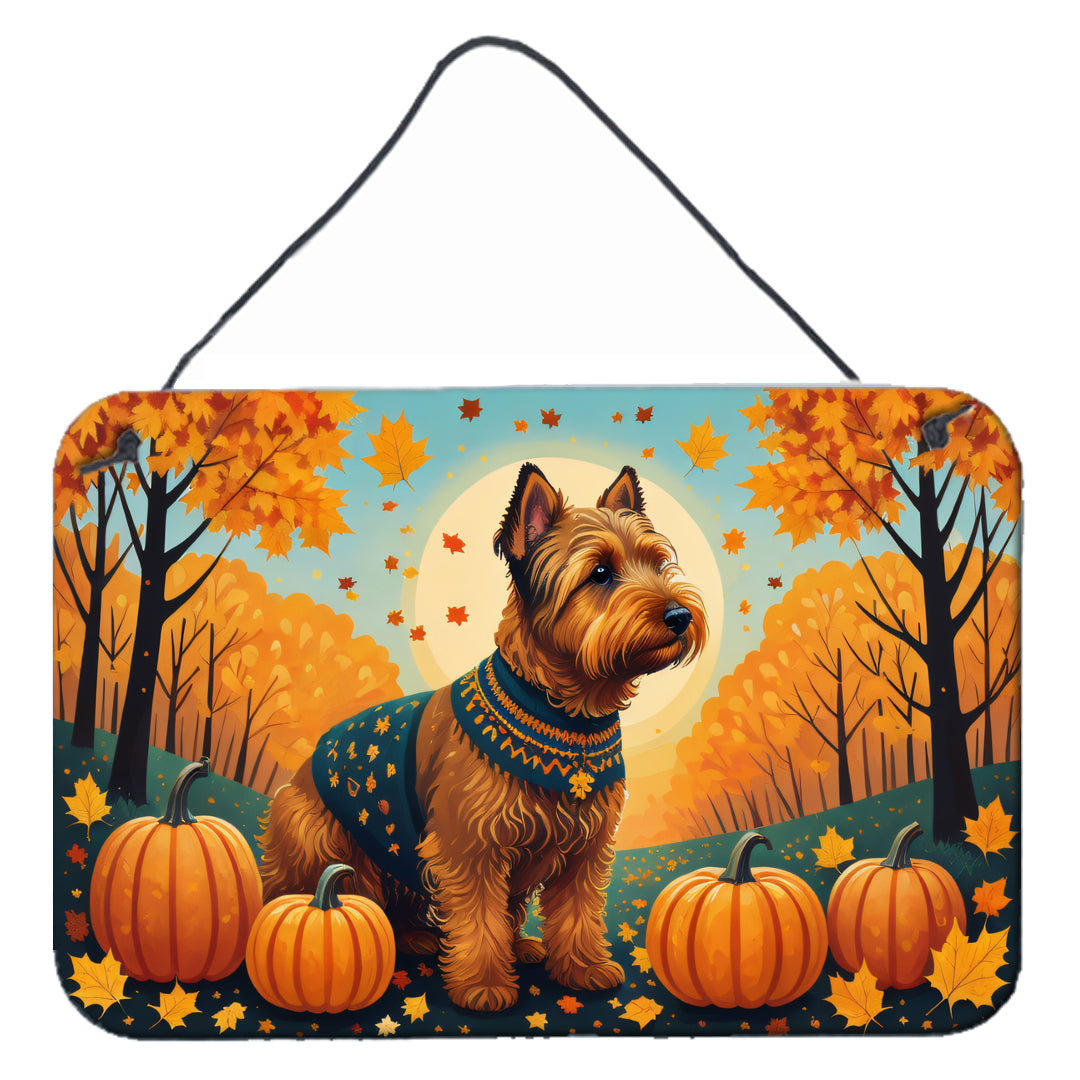 Buy this Welsh Terrier Fall Wall or Door Hanging Prints