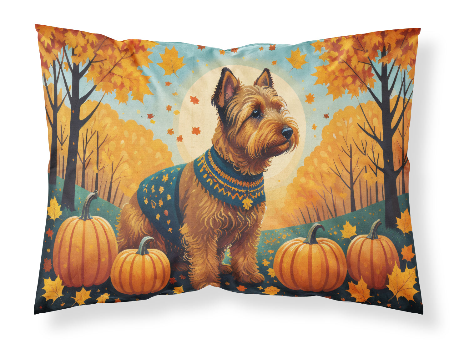 Buy this Welsh Terrier Fall Fabric Standard Pillowcase