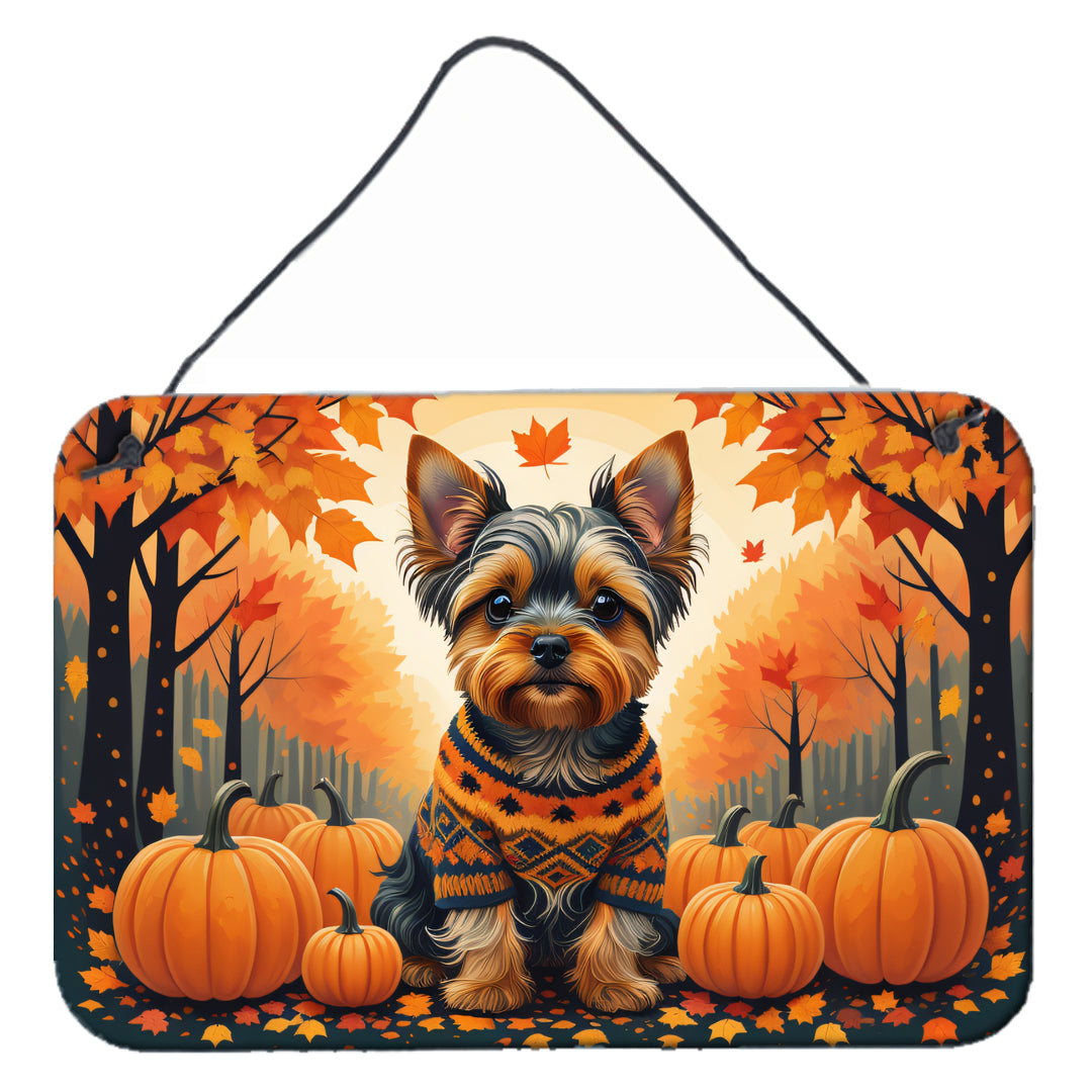 Buy this Yorkshire Terrier Fall Wall or Door Hanging Prints