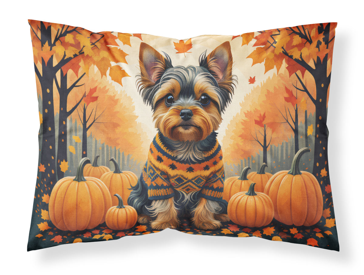 Buy this Yorkshire Terrier Fall Fabric Standard Pillowcase