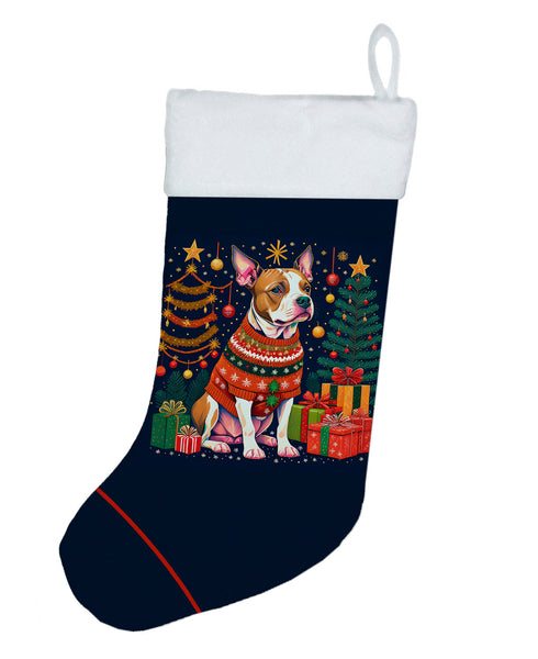 Buy this Pit Bull Terrier Christmas Christmas Stocking