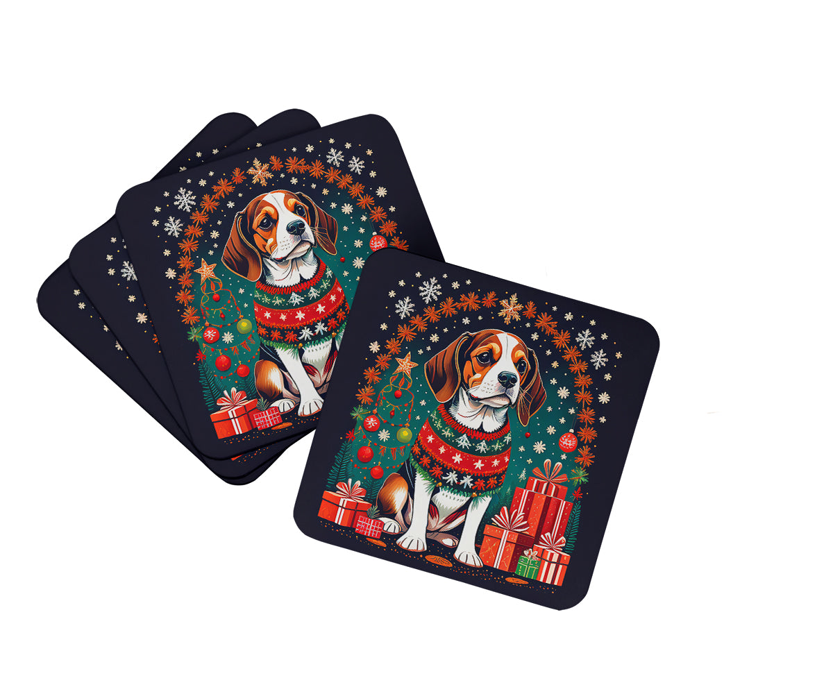 Buy this Beagle Christmas Foam Coasters