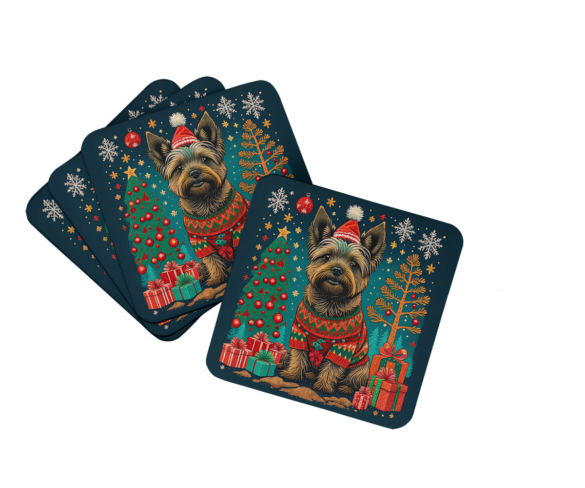 Buy this Cairn Terrier Christmas Foam Coasters