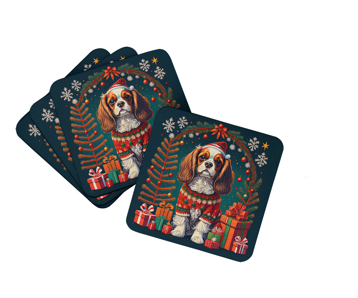 Buy this Cavalier King Charles Spaniel Christmas Foam Coasters