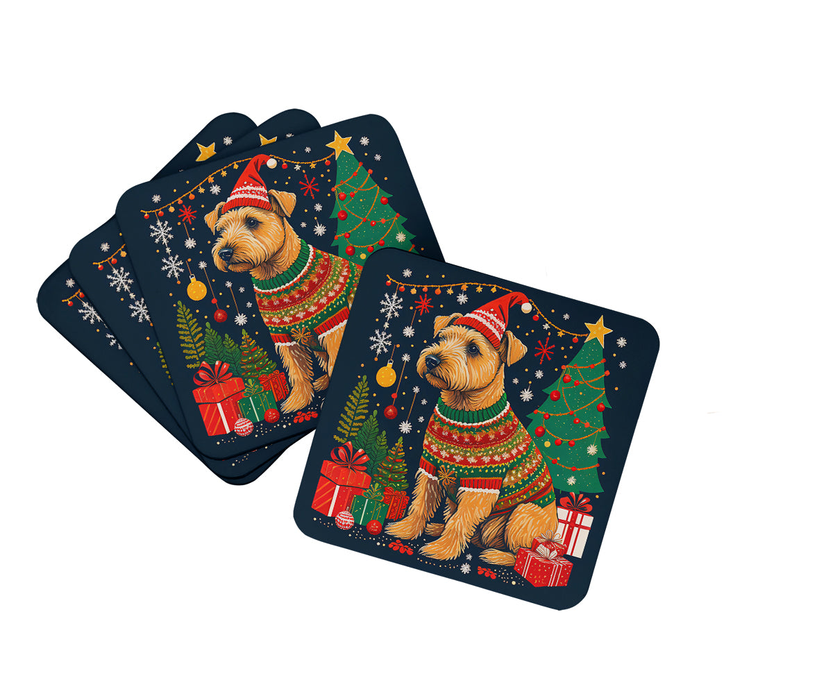 Buy this Lakeland Terrier Christmas Foam Coasters
