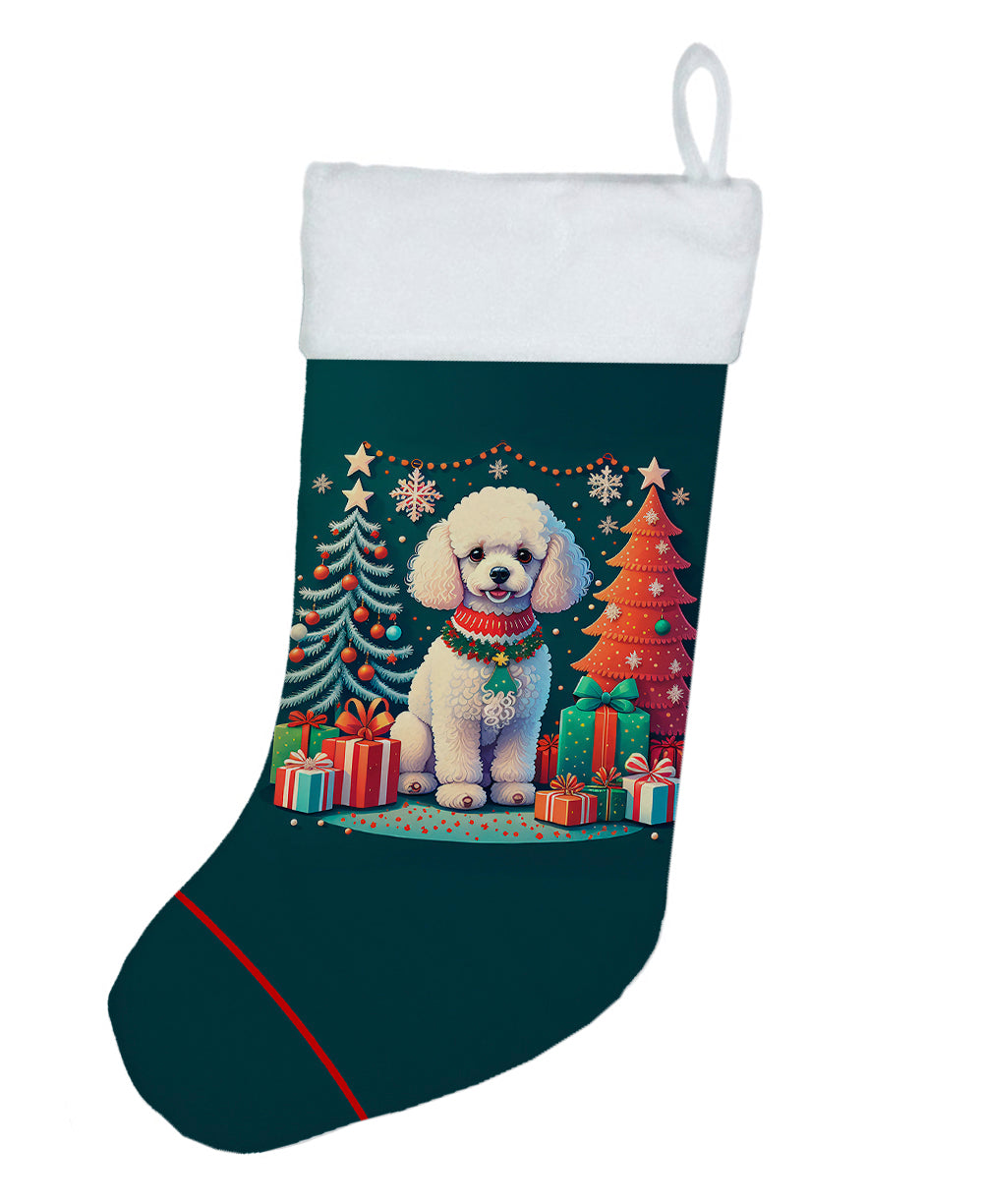 Buy this White Toy Poodle Christmas Christmas Stocking