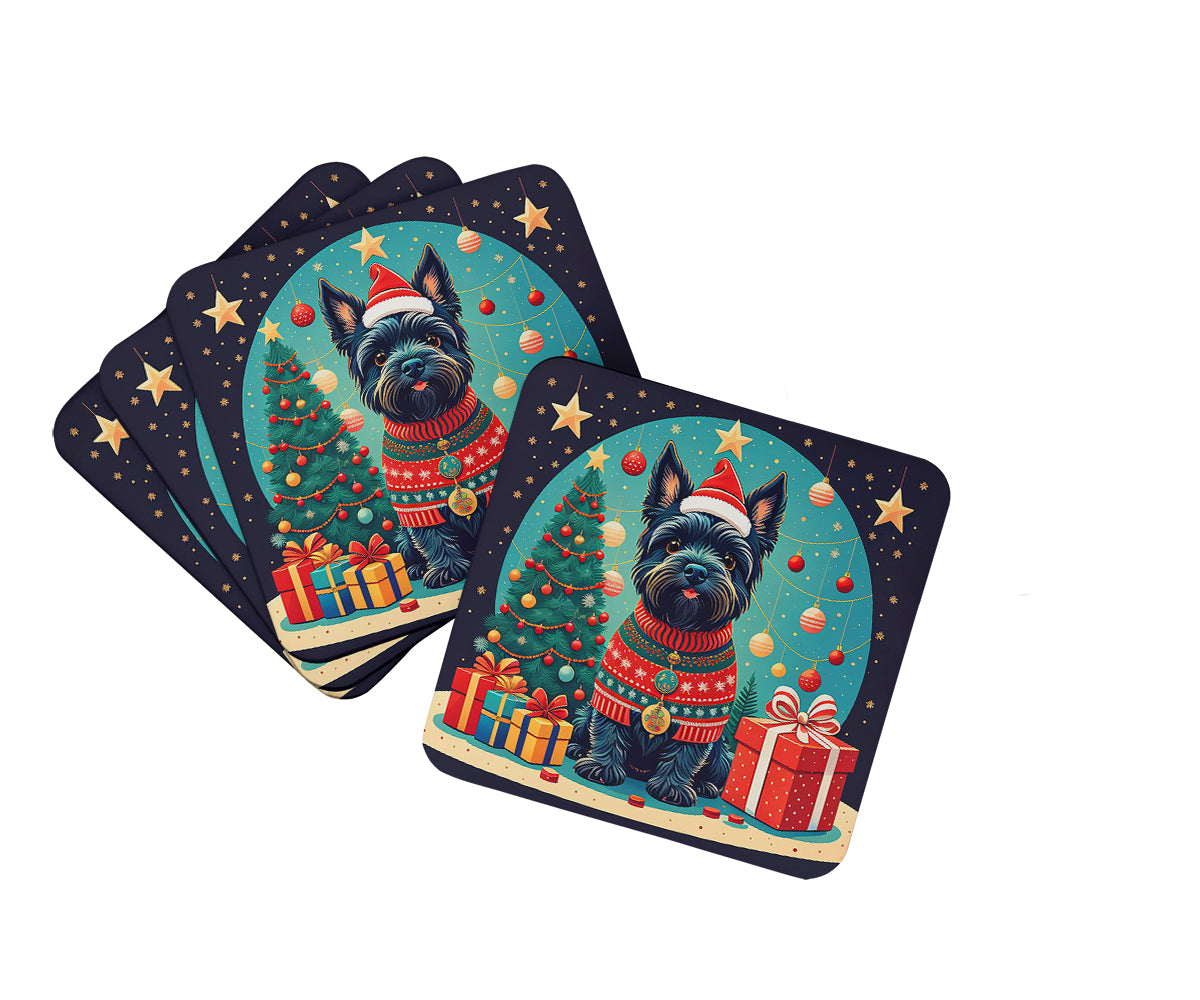 Buy this Scottish Terrier Christmas Foam Coasters