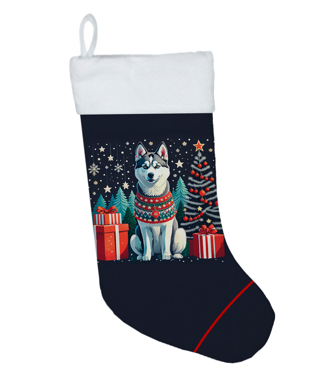 Caroline's Treasures Siberian Husky Christmas Christmas Stocking