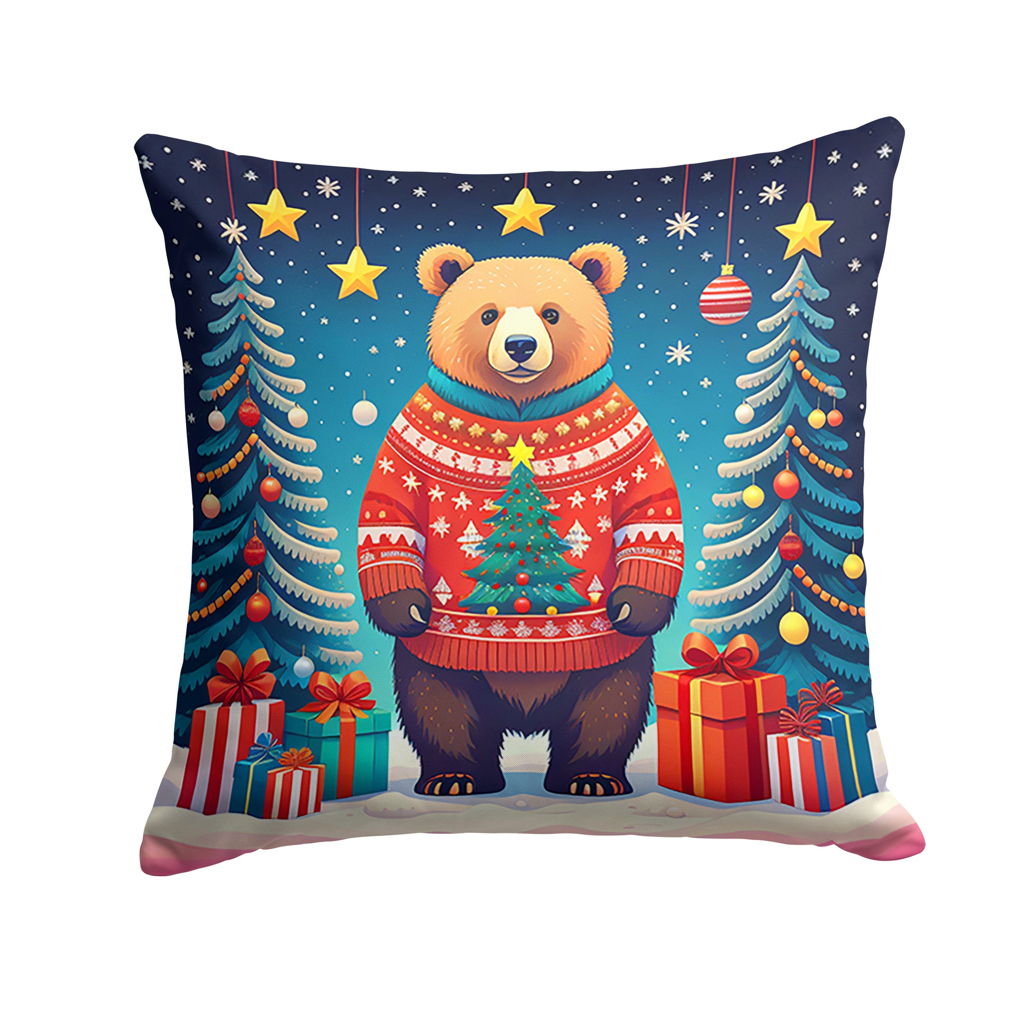 Buy this Bear Christmas Fabric Decorative Pillow