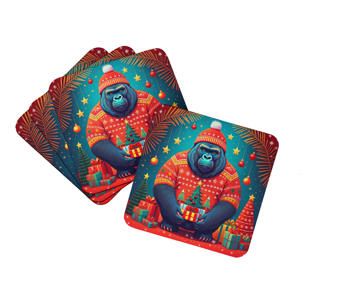 Buy this Gorilla Christmas Foam Coaster Set of 4