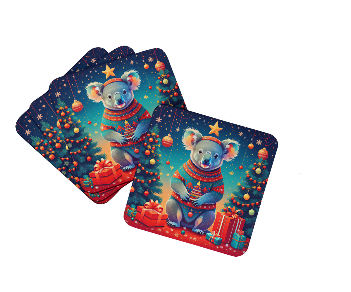 Buy this Koala Christmas Foam Coaster Set of 4