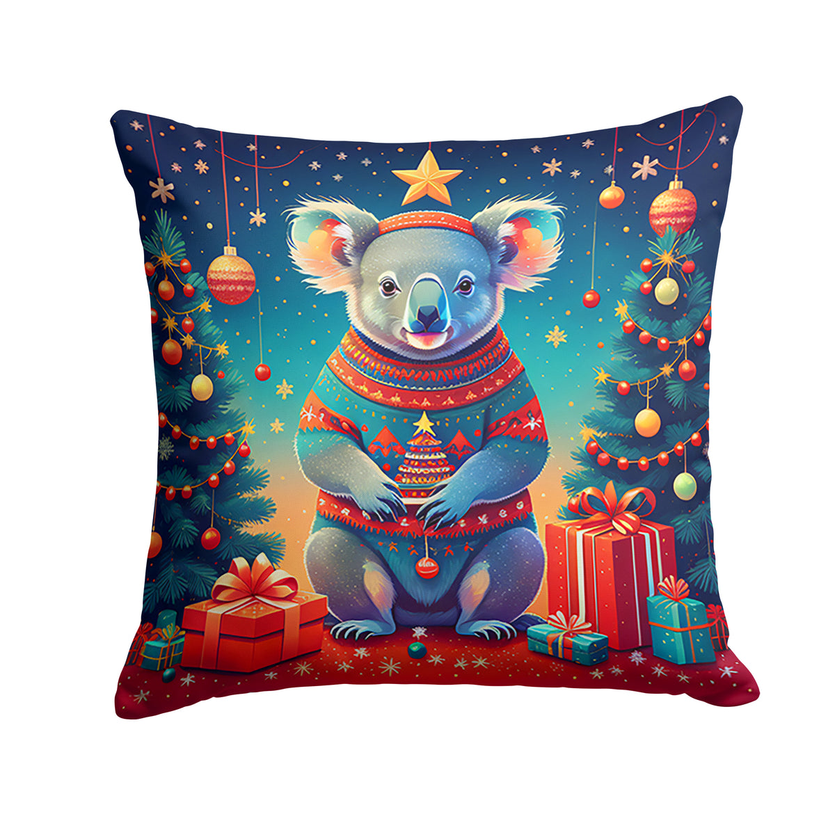 Buy this Koala Christmas Fabric Decorative Pillow