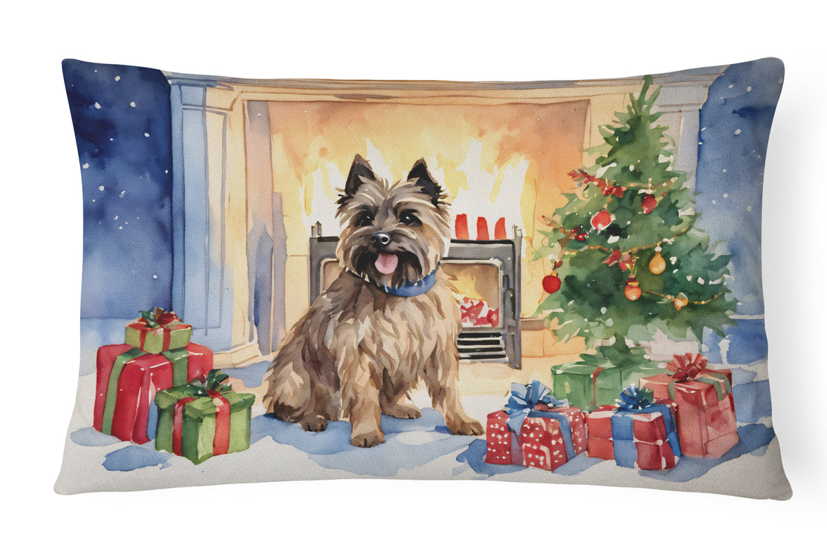 Buy this Cairn Terrier Christmas Fabric Decorative Pillow