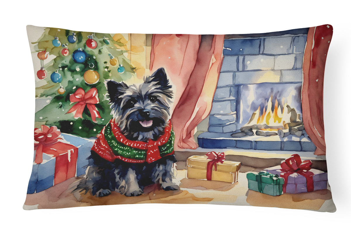 Buy this Cairn Terrier Christmas Fabric Decorative Pillow
