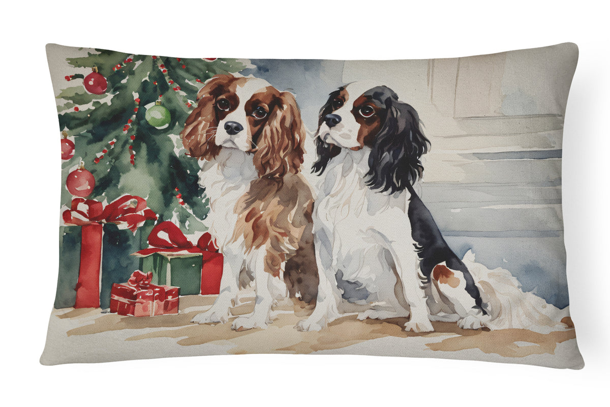 Buy this Cavalier Spaniel Christmas Fabric Decorative Pillow