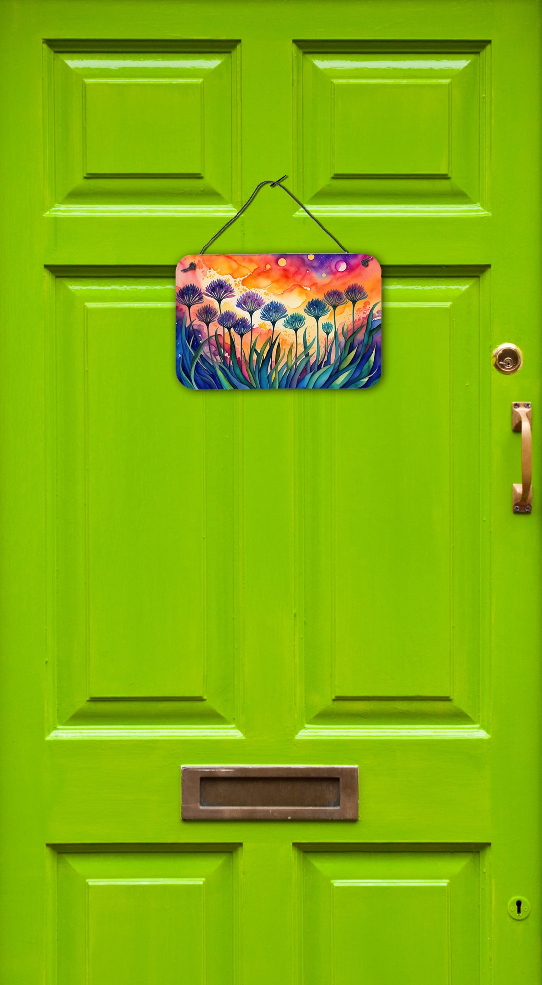 Agapanthus in Color Wall or Door Hanging Prints