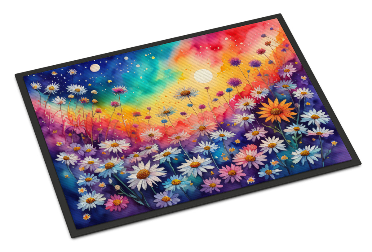 Buy this Asters in Color Indoor or Outdoor Mat 24x36