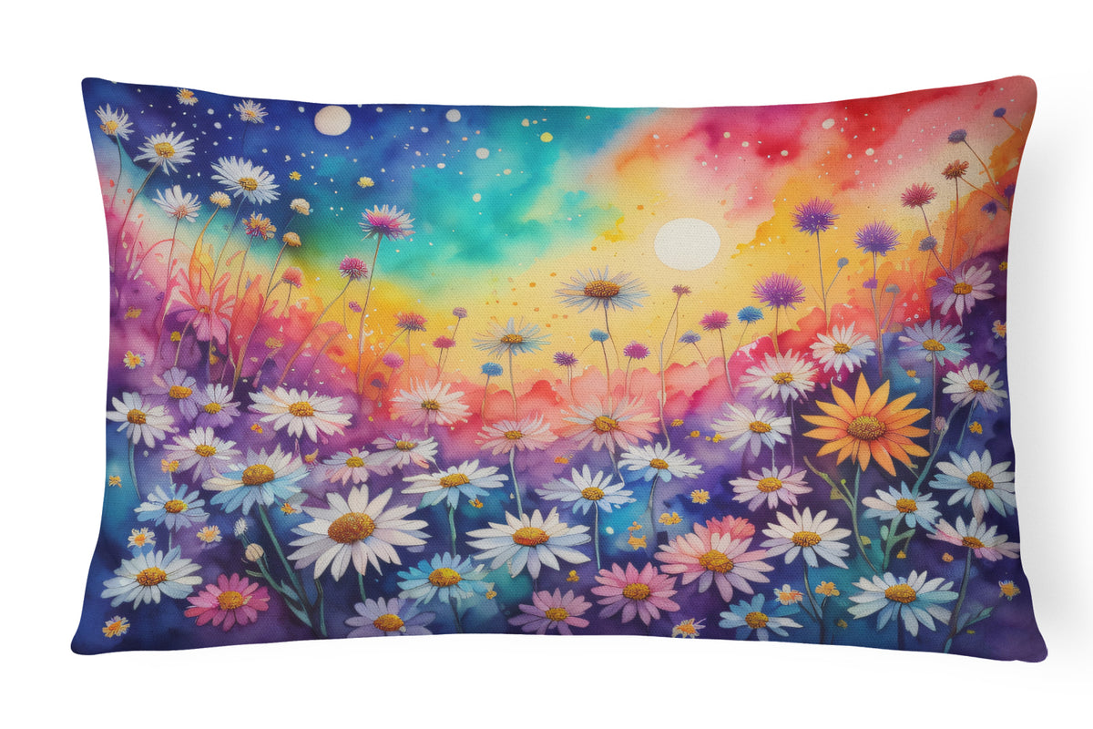 Buy this Asters in Color Fabric Decorative Pillow