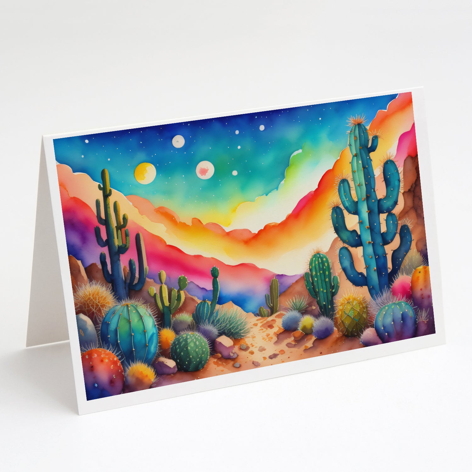 Buy this Cactus in Color Greeting Cards and Envelopes Pack of 8