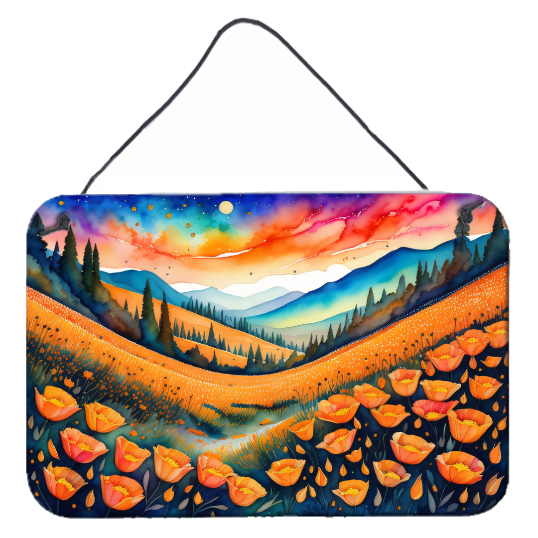 Buy this California Poppies in Color Wall or Door Hanging Prints