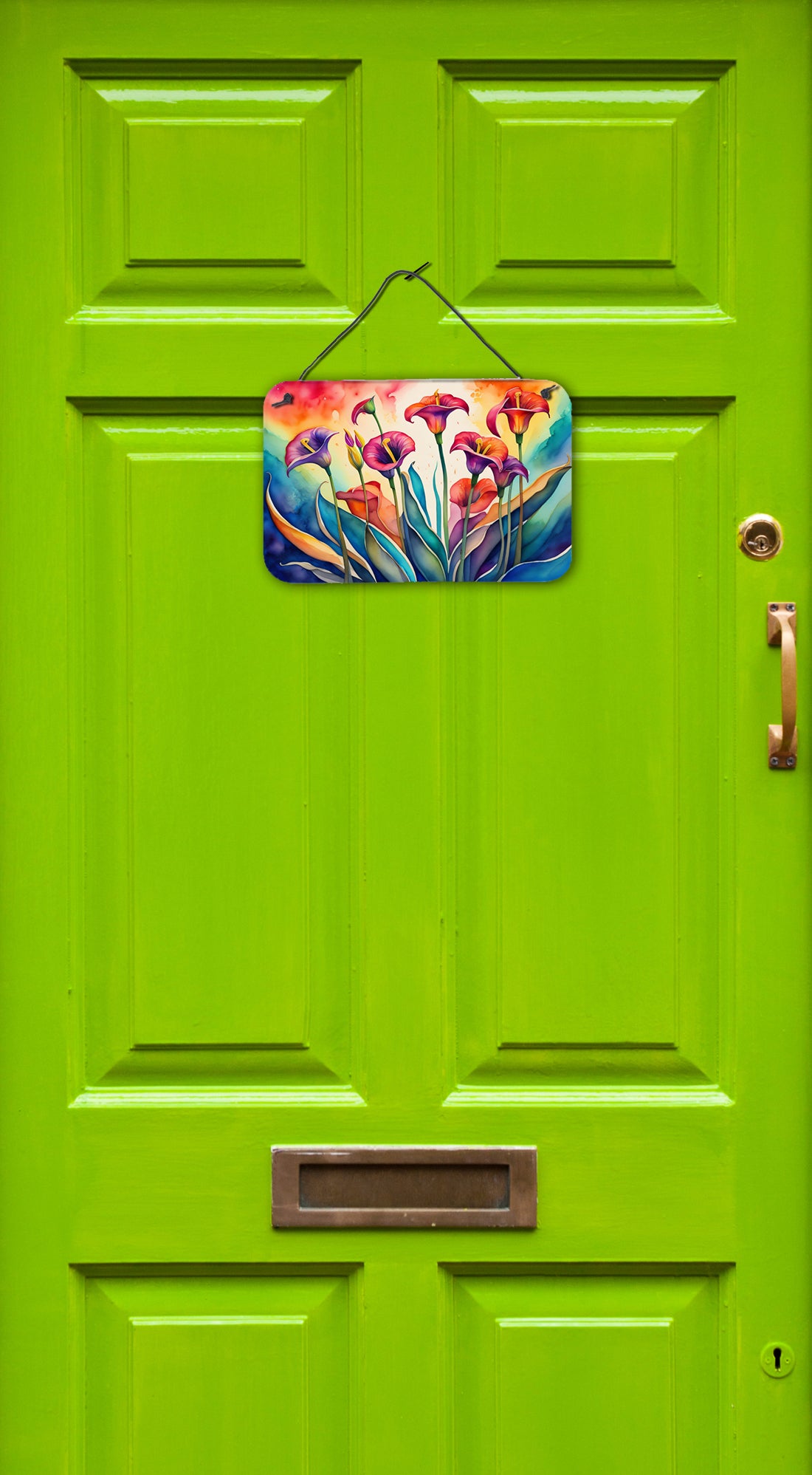 Buy this Calla Lilies in Color Wall or Door Hanging Prints