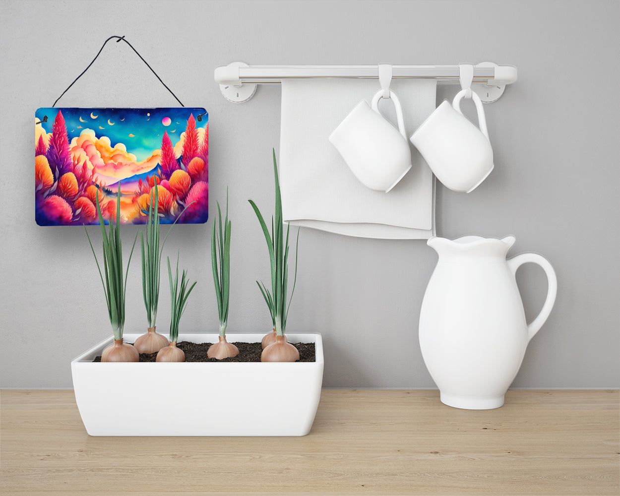 Celosia in Color Wall or Door Hanging Prints