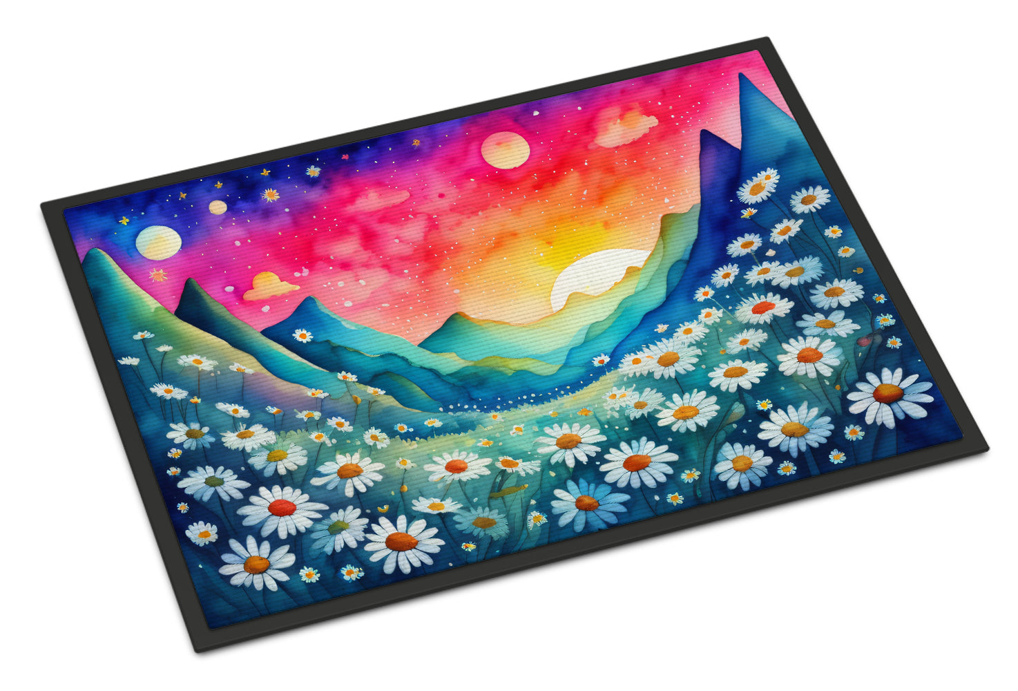 Buy this Daisies in Color Indoor or Outdoor Mat 24x36