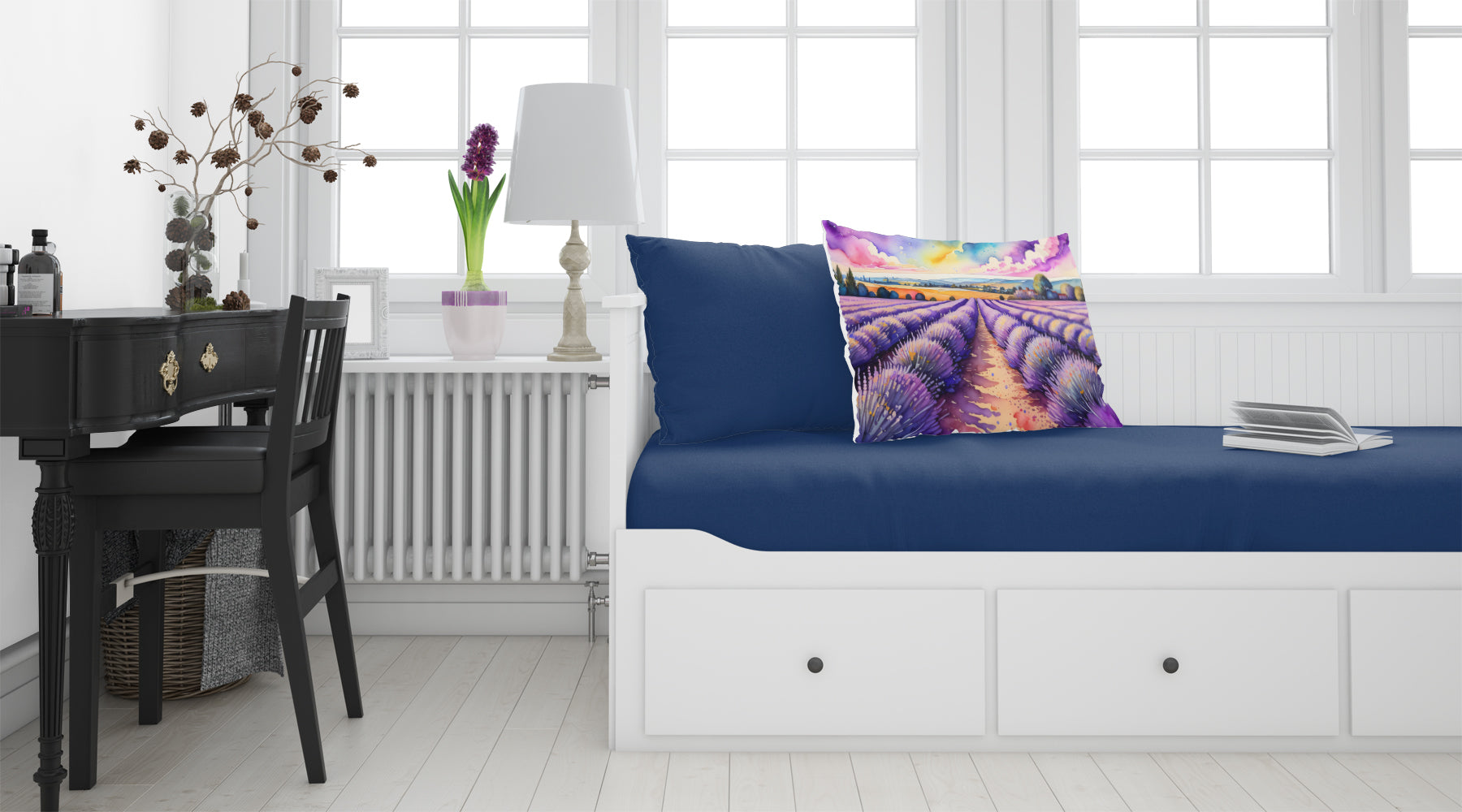 English Lavender in Color Fabric Standard Pillowcase