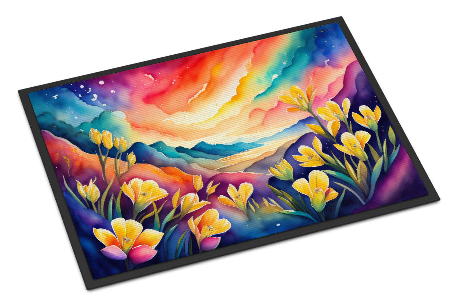 Buy this Freesia in Color Indoor or Outdoor Mat 24x36