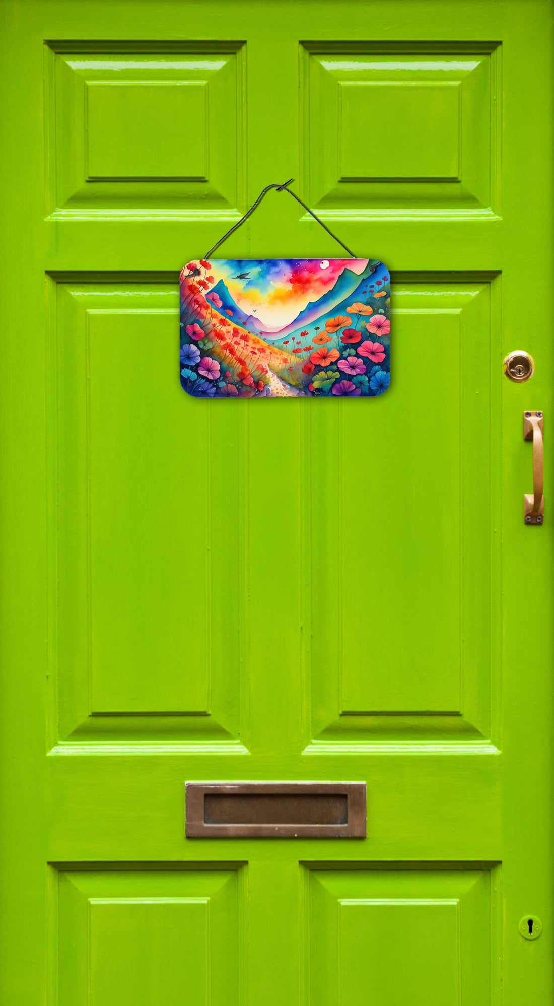 Geraniums in Color Wall or Door Hanging Prints