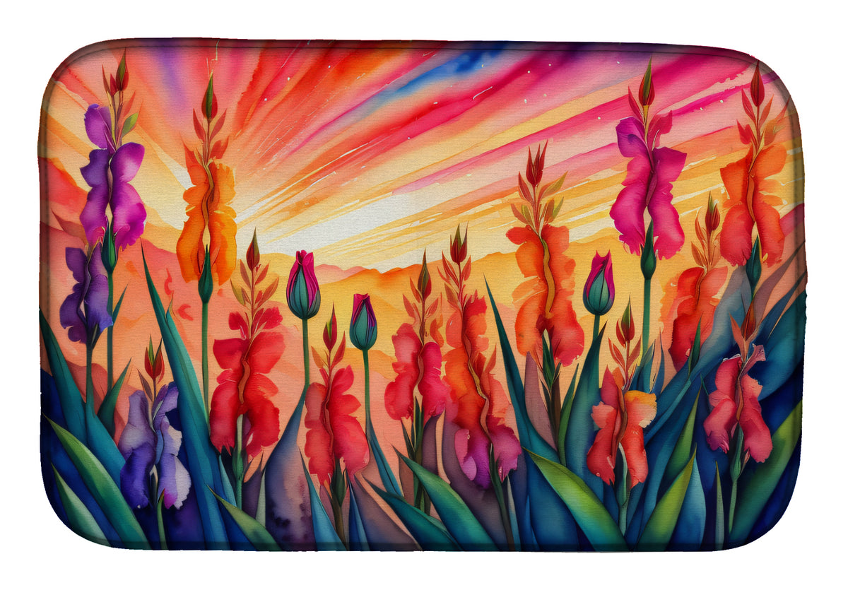 Buy this Gladiolus in Color Dish Drying Mat