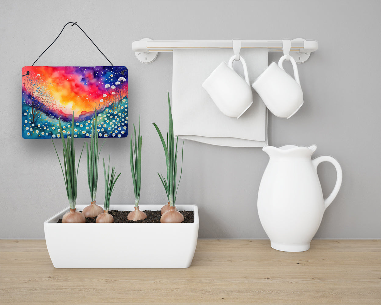 Gypsophila in Color Wall or Door Hanging Prints