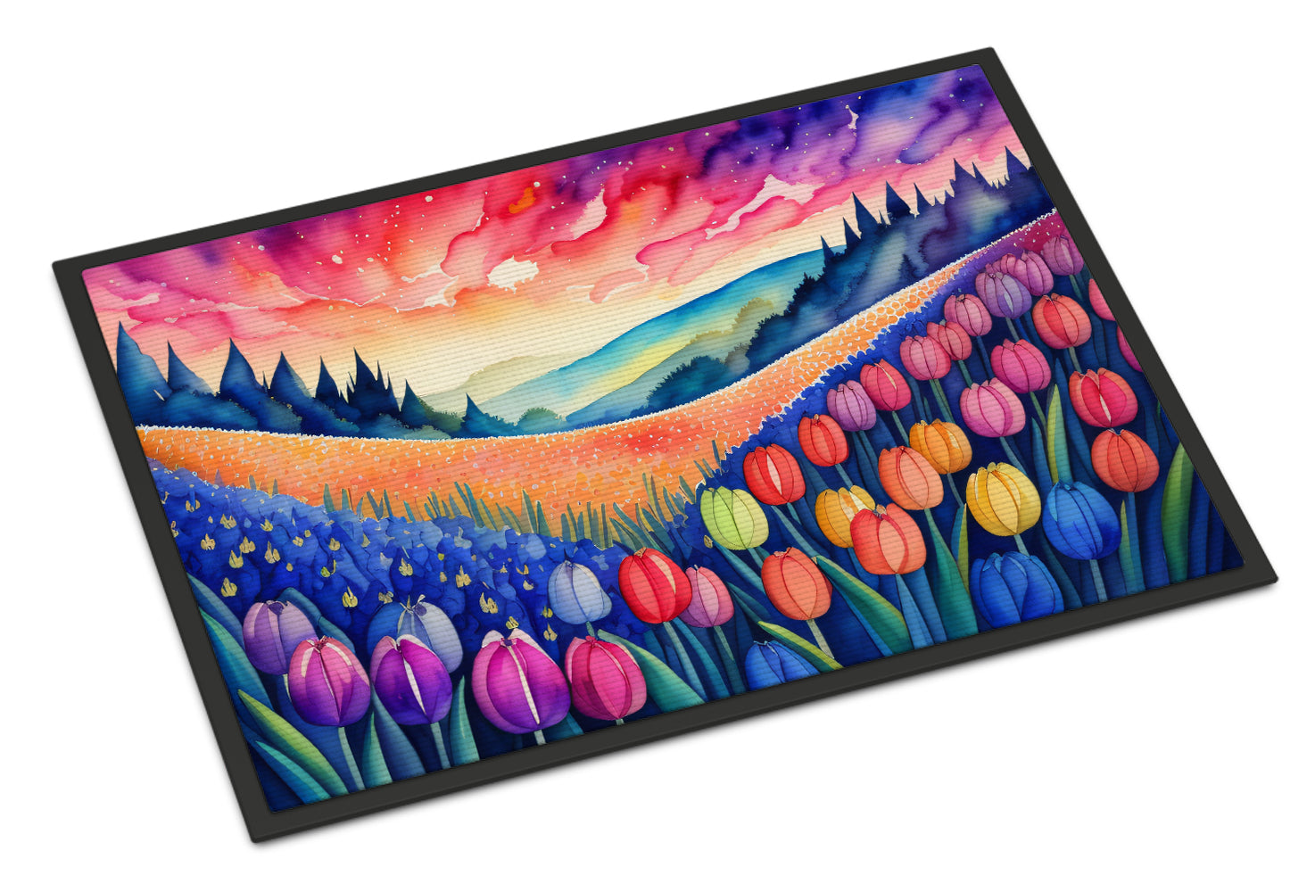 Buy this Hyacinths in Color Doormat 18x27