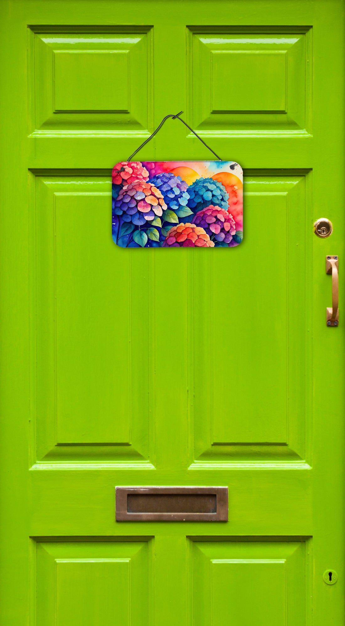 Hydrangeas in Color Wall or Door Hanging Prints