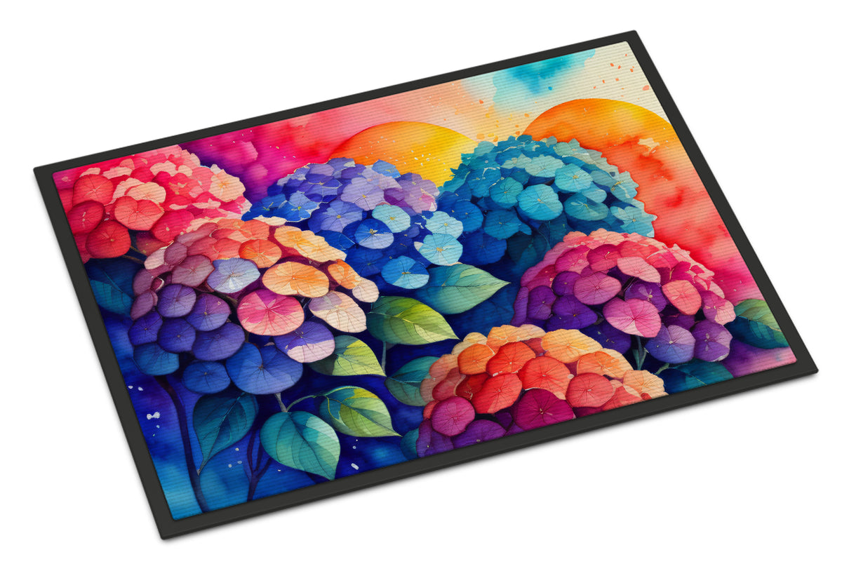 Buy this Hydrangeas in Color Doormat 18x27