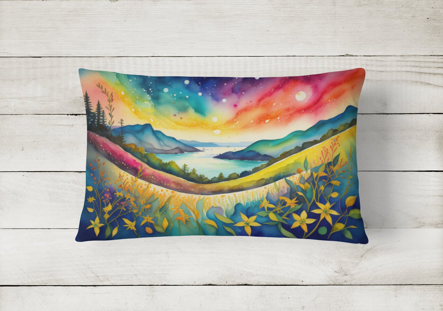 Caroline's Treasures Hypericum or St. John�s Wort in Color Fabric Decorative Pillow