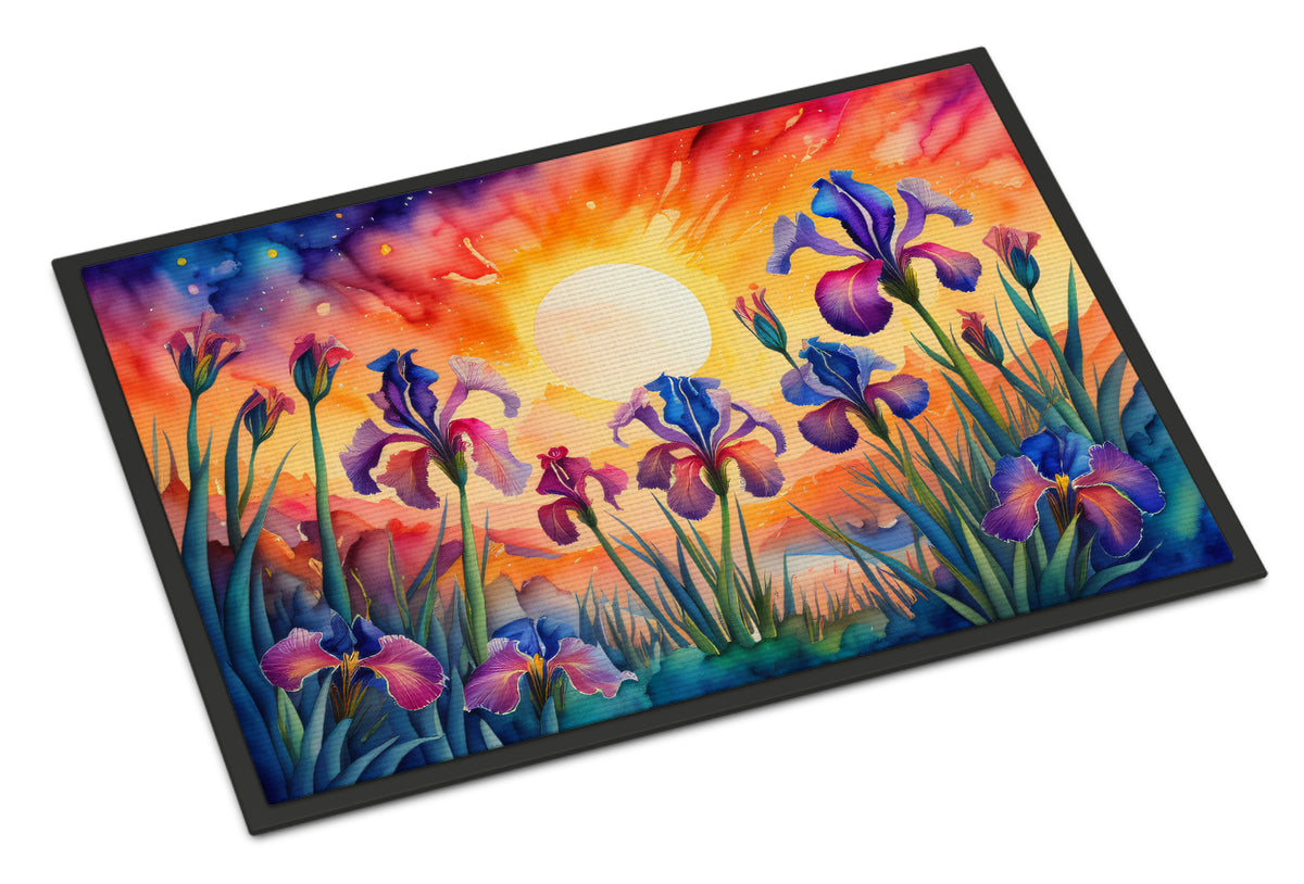 Buy this Iris in Color Doormat 18x27
