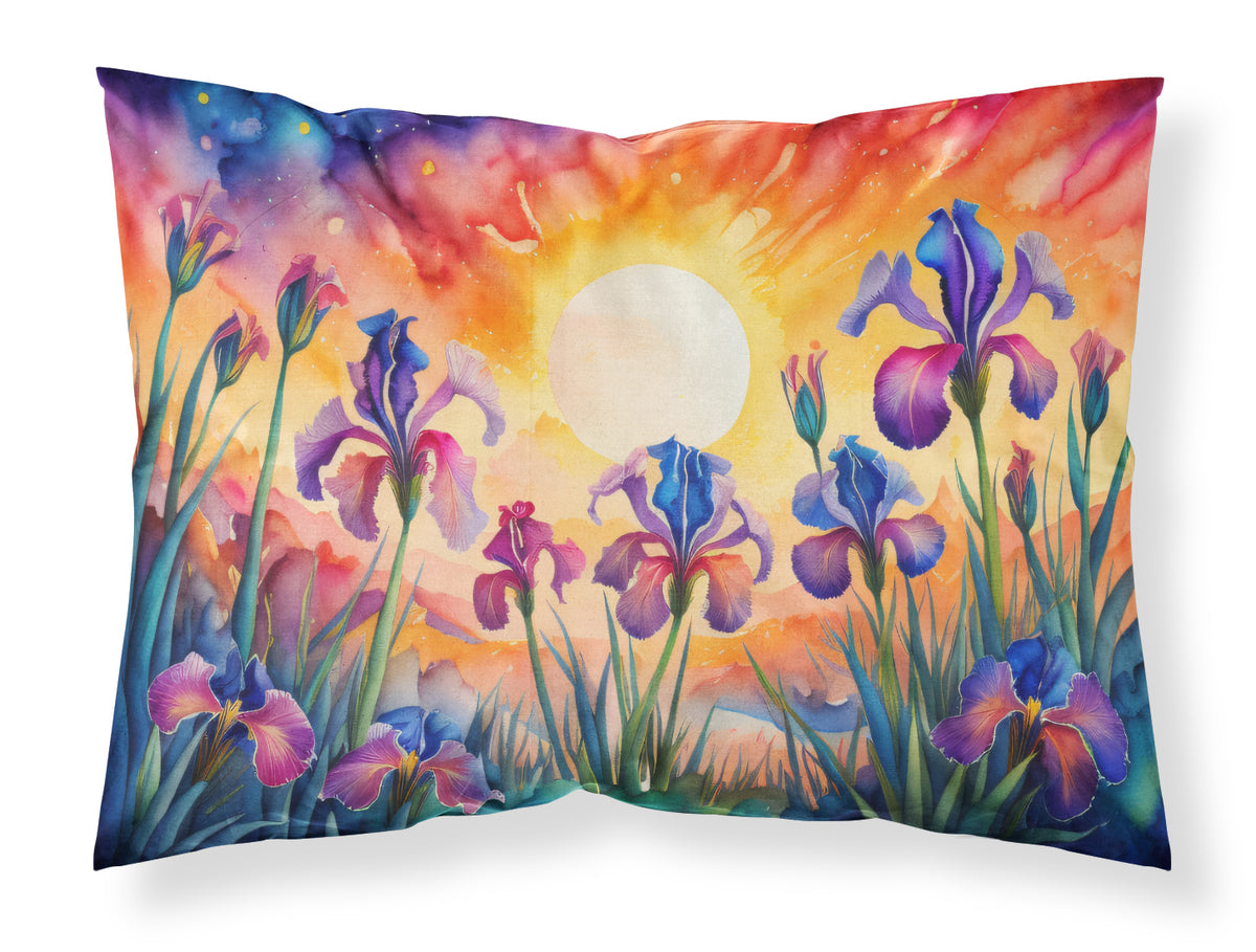 Buy this Iris in Color Fabric Standard Pillowcase