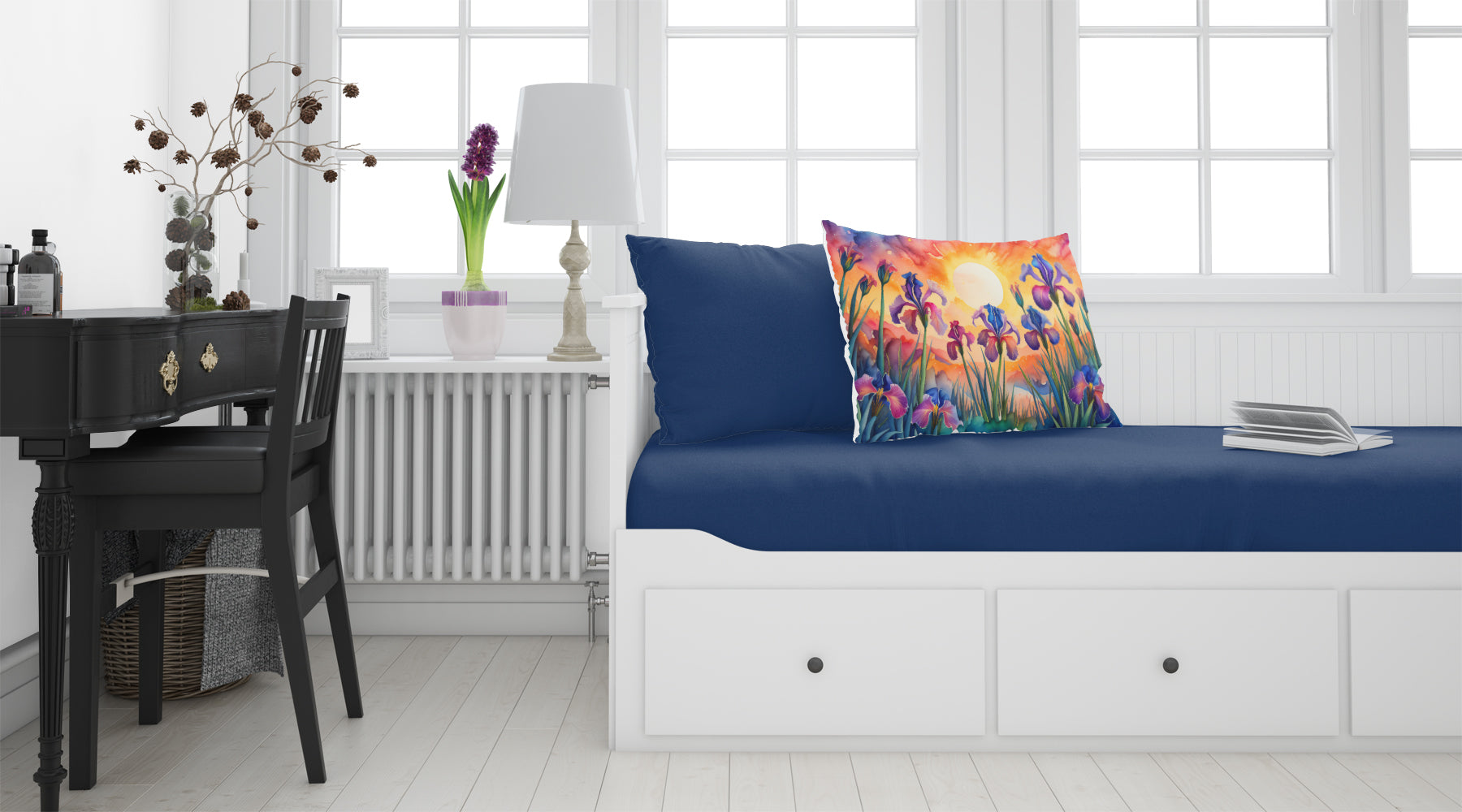 Buy this Iris in Color Fabric Standard Pillowcase