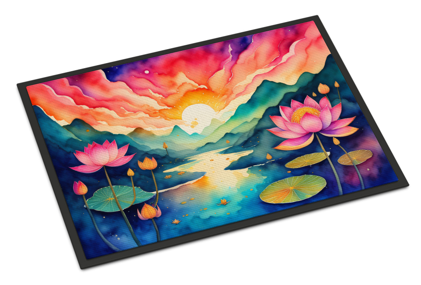 Buy this Lotus in Color Doormat 18x27