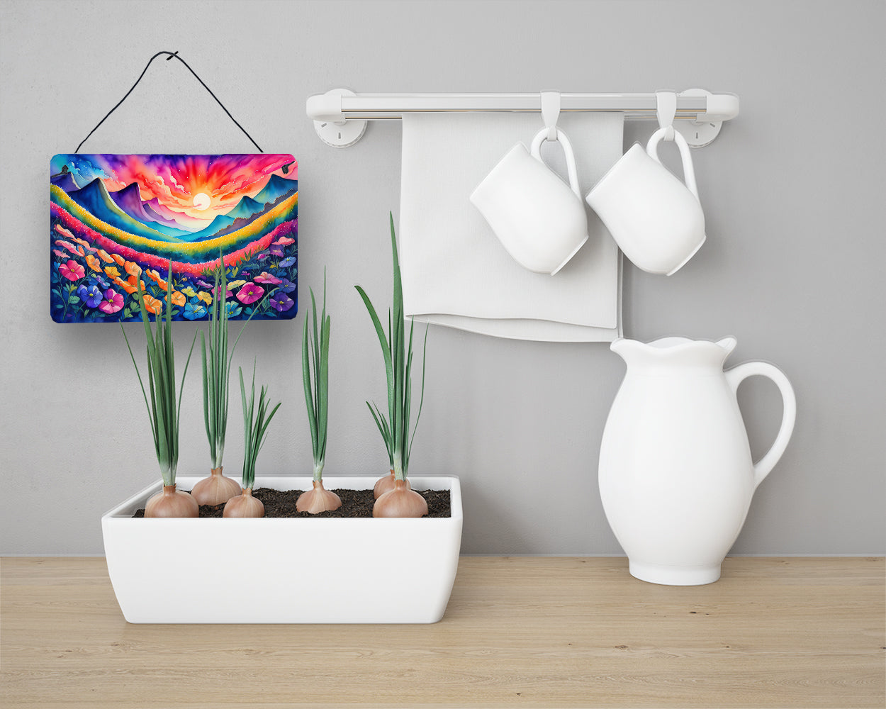 Petunias in Color Wall or Door Hanging Prints