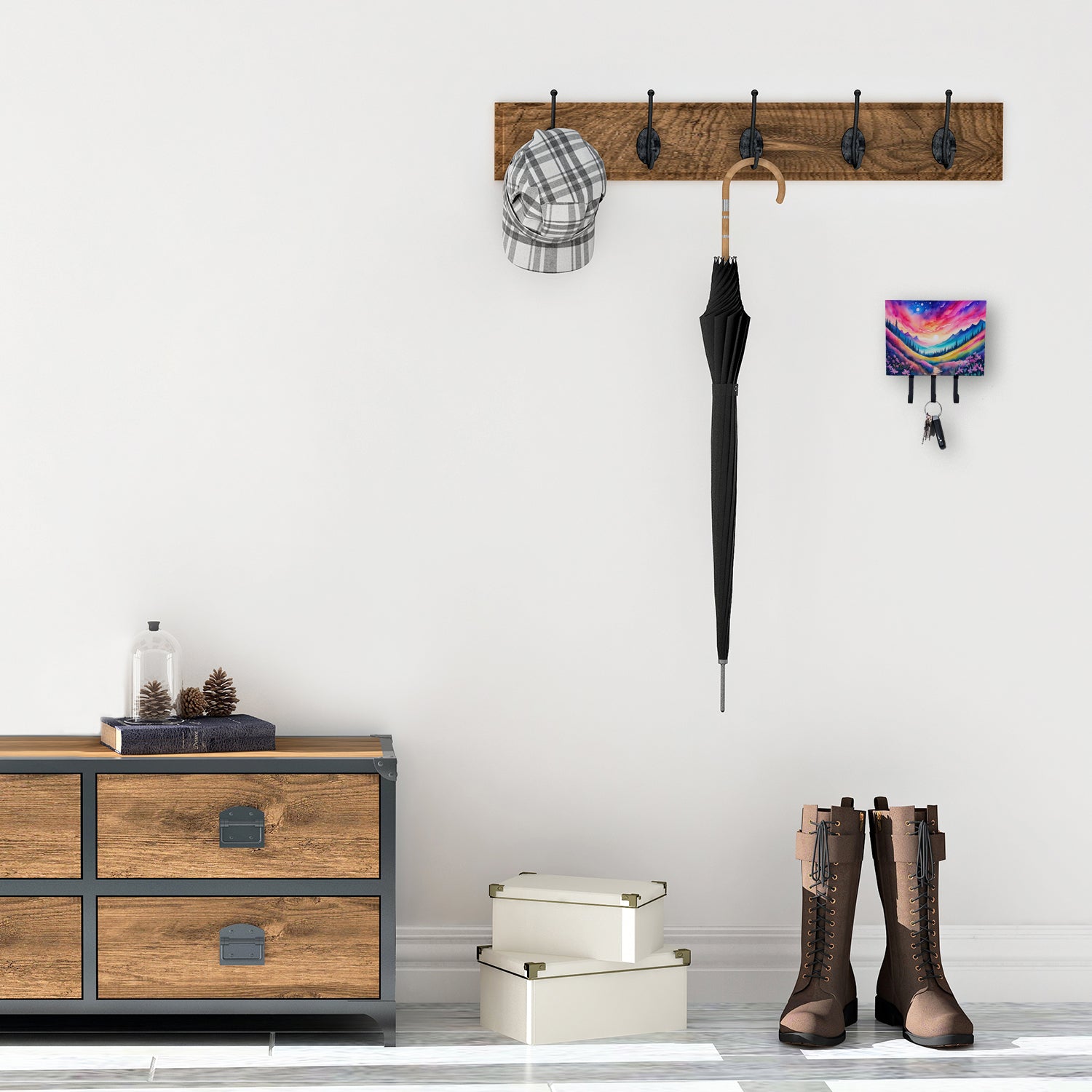 Caroline's Treasures Phlox in Color Leash or Key Holder