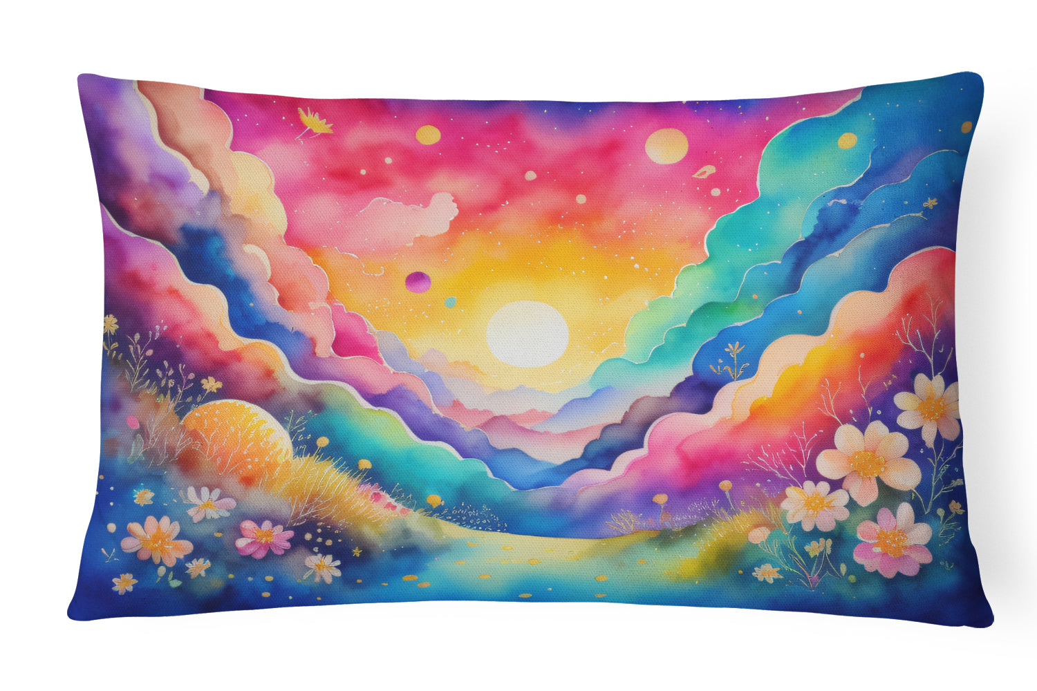 Buy this Stock, or Gillyflower in Color Fabric Decorative Pillow