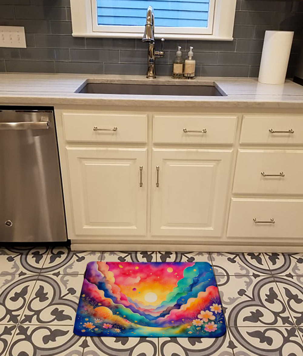 Buy this Stock, or Gillyflower in Color Memory Foam Kitchen Mat