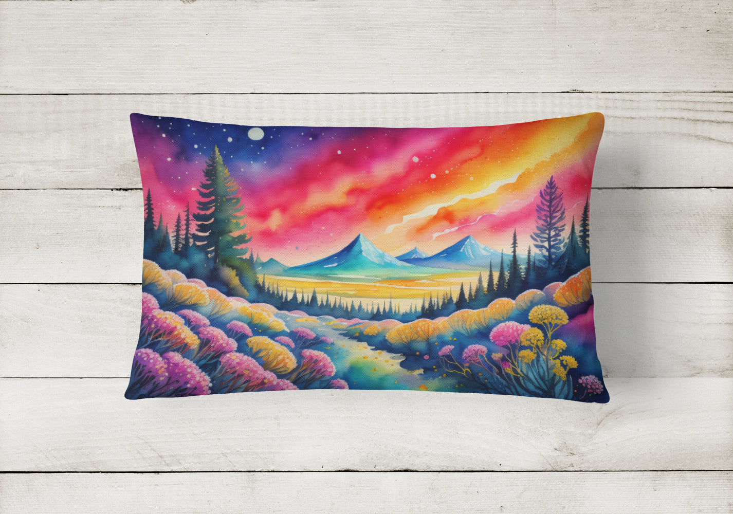 Caroline's Treasures Yarrow in Color Fabric Decorative Pillow