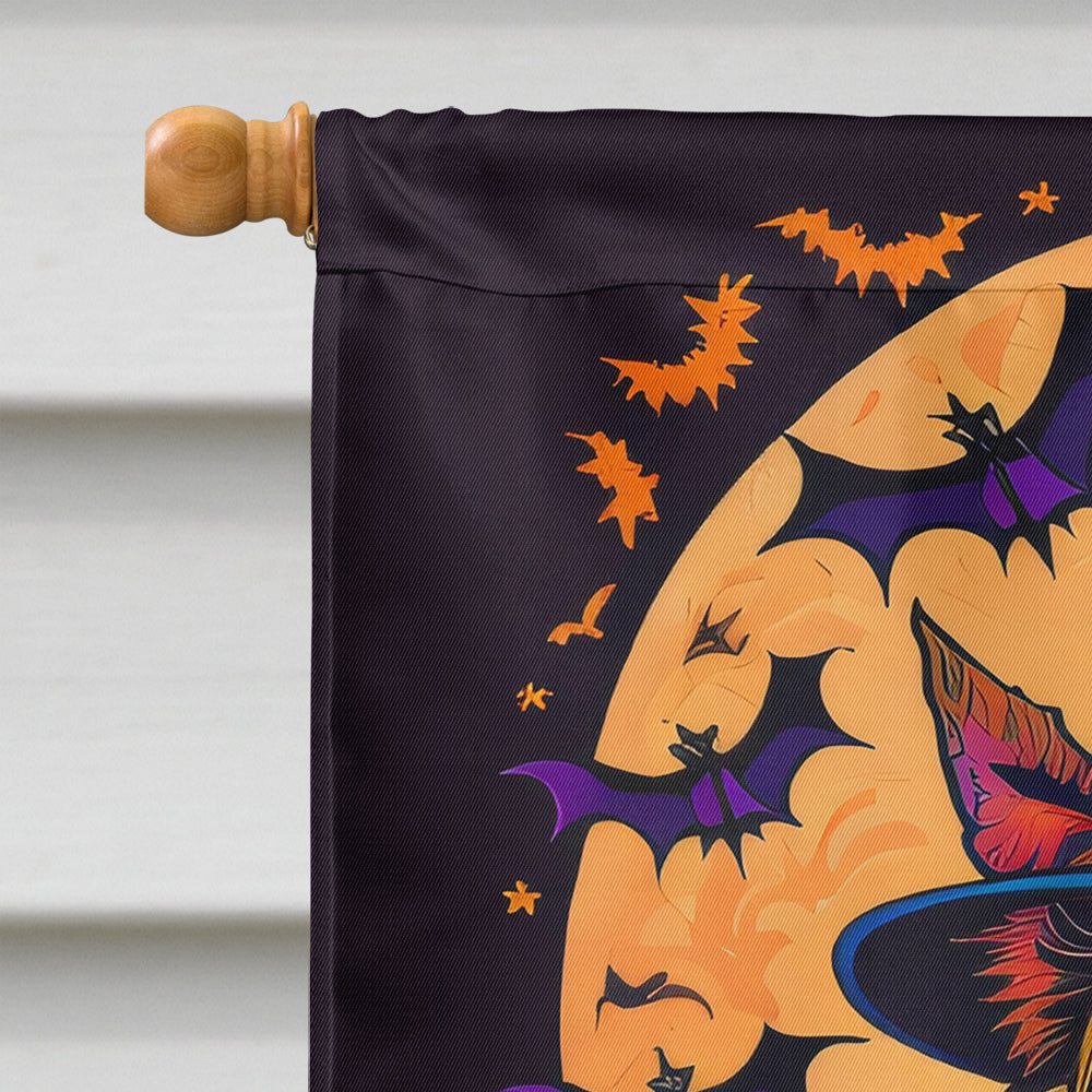 Australian Terrier Witchy Halloween House Flag