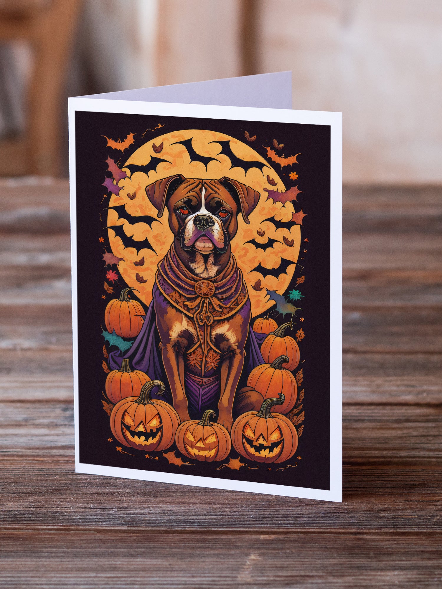 Buy this Boxer Witchy Halloween Greeting Cards and Envelopes Pack of 8